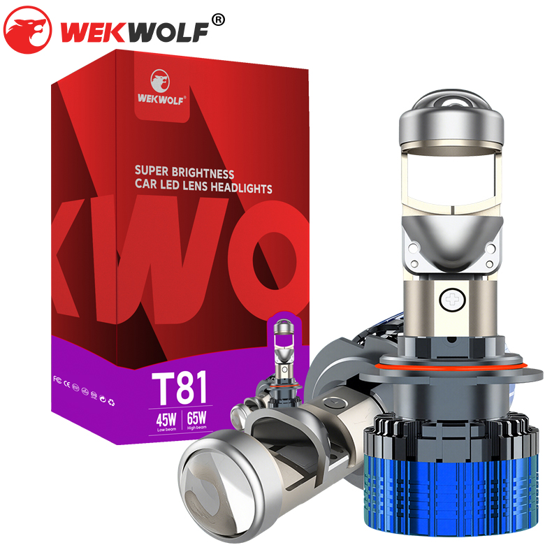 Sê -ri T81 | 84W 8400LM Máy chiếu mini ống kính Auto LED Bóng đèn pha