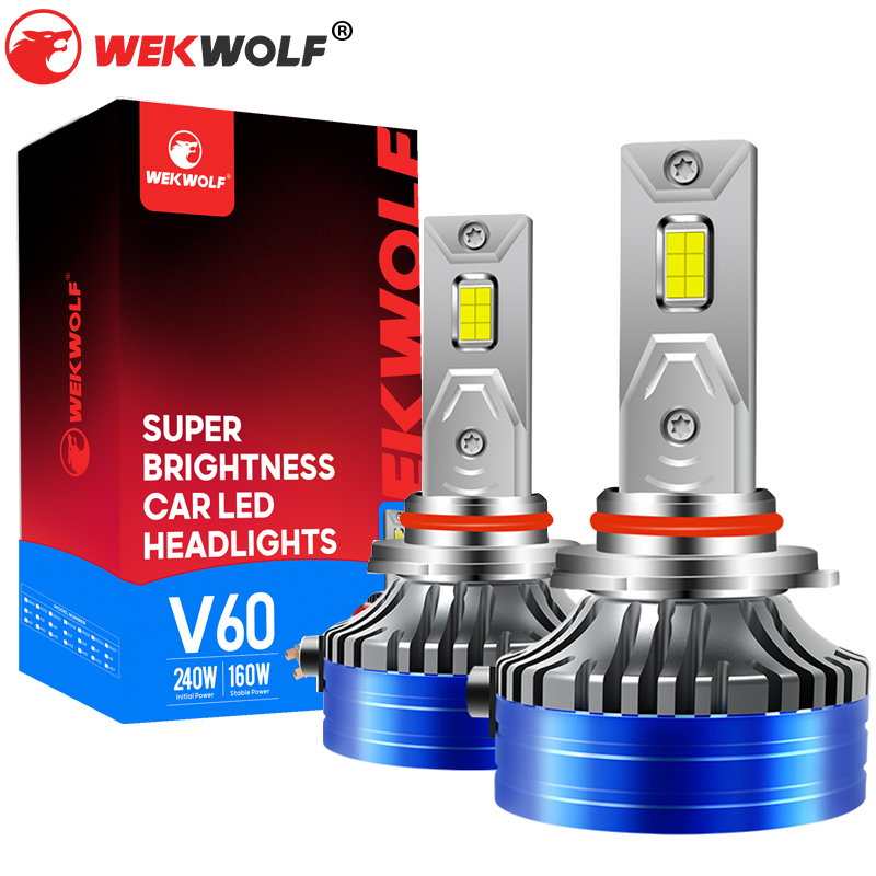 Bán buôn đèn pha LED màu trắng cao 24000K Bán buôn cho xe v60 9005/HB3