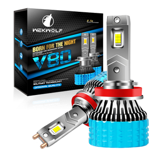 OEM ODM Công suất cao 180W Ống đồng kép Đèn pha LED 12V-24V chống nước cho ô tô