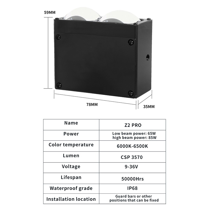 Đèn pha ô tô Đèn LED lưới tản nhiệt với đèn chạy ban ngày và quạt điều khiển Đèn sương mù Đèn phụ trợ bên ngoài cho xe tải địa hình
