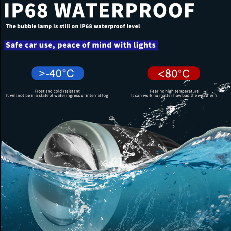 Thay đổi màu sắc 2 inch chùm tia BI Lens LED LED LED với điều khiển từ xa