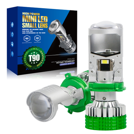 Sê -ri Tricolor T90 | 12V 6000K 4300K ​​3000K 3 màu đèn pha LED với ống kính máy chiếu