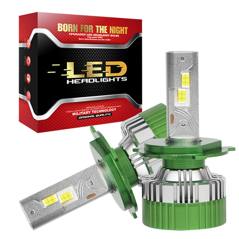 Tùy chỉnh siêu sáng 260W 26000LM 4575 Chip 12V-24V Ba bóng đèn pha LED ống đồng cho ô tô và xe tải