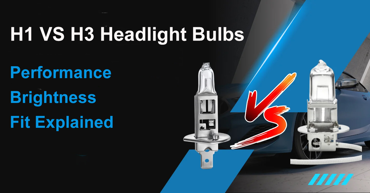 Bóng đèn pha H1 và H3 – Giải thích về hiệu suất, độ sáng và độ vừa vặn