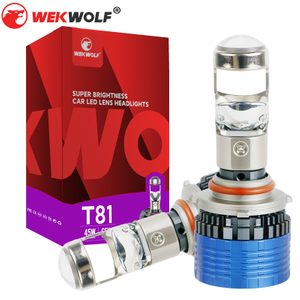 84W 6000K Nâng cấp Auto Front đèn phía trước ống kính máy chiếu nhỏ LED Đèn pha đèn pha cho Universal
