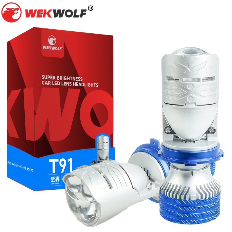  Sê -ri T91 | 12V Cao thấp chùm tia laser thiết kế đèn pha LED đèn pha với ống kính máy chiếu HD