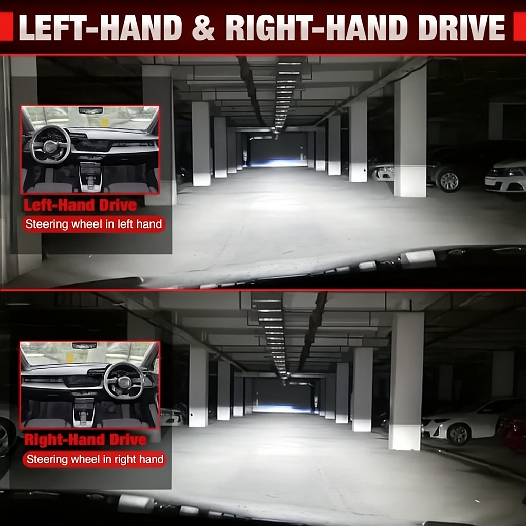 Dòng T01 | OEM Siêu sáng 84W 8400LM Chùm sáng cao/thấp Cắm và chạy Máy chiếu mini Ống kính đèn pha LED