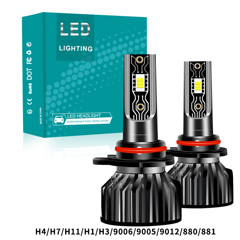 Dòng V2T | Bán chạy nhất Bóng đèn pha ô tô LED 12V công suất thấp 60W 6000LM chống nước OEM/ODM