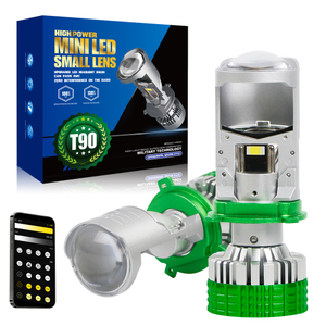 Màu sắc thay đổi 6000K 4300K ​​3000K 3 màu ống kính máy chiếu máy chiếu đèn LED đèn pha LED với điều khiển từ xa