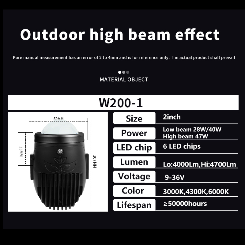 Máy chiếu thay đổi màu sắc bằng laser siêu sáng 40W Đèn LED sương mù