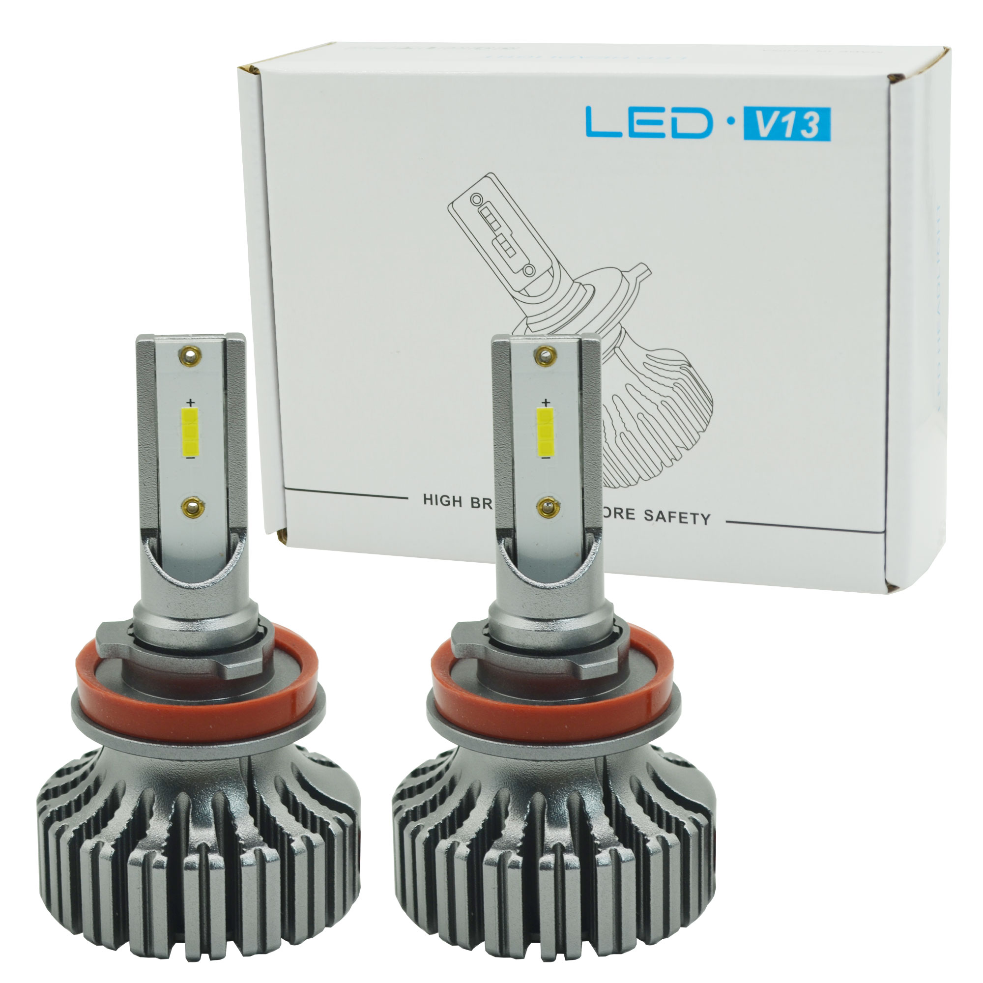 Đèn pha LED ô tô chống nước cao cấp V13 H11