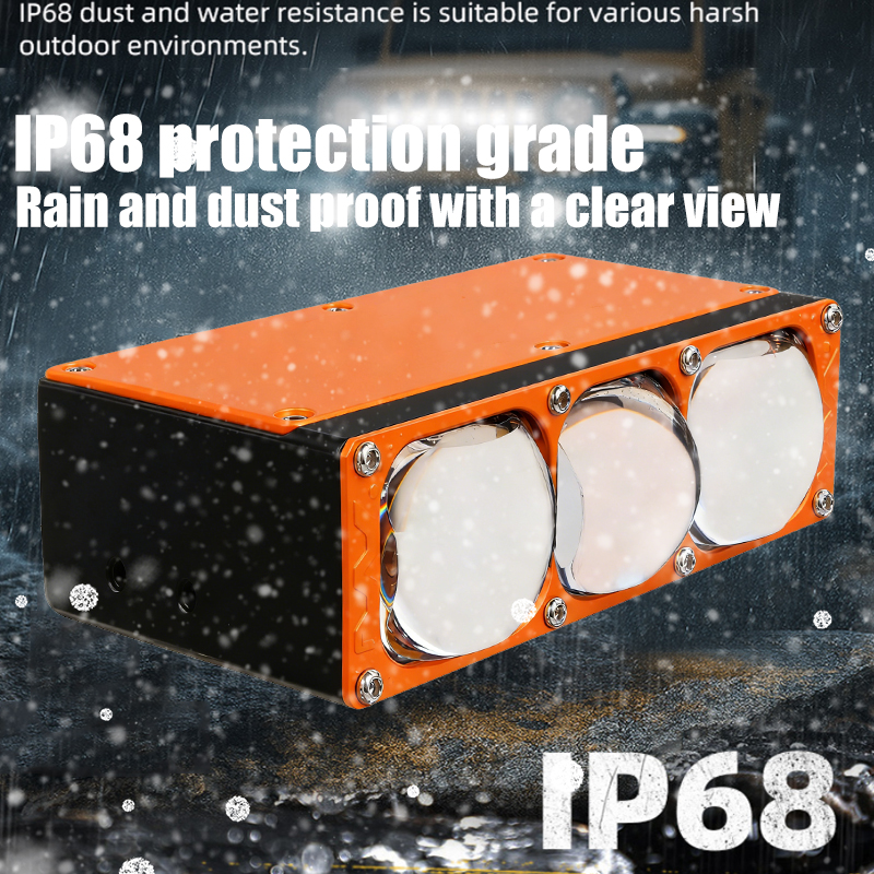 85W 3 Ống Kính Máy Chiếu Bi Led Đèn Lưới Tản Nhiệt Ô Tô Chùm Cao Thấp Quạt Đôi Làm Mát Đèn Lưới Tản Nhiệt Phía Trước Đèn Phụ Cho Xe Tải Xe Địa Hình SUV