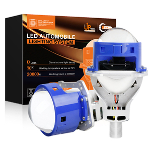 Xe máy phổ quát xe máy thấp chùm tia thấp 110W High Beam 156W 3 inch Dual Cup Trình chiếu ống kính đèn pha Bóng đèn