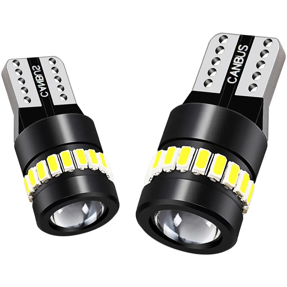 Đèn vòm Canbus 10V-30V Đèn đuôi T10 Led 3030 SMD 