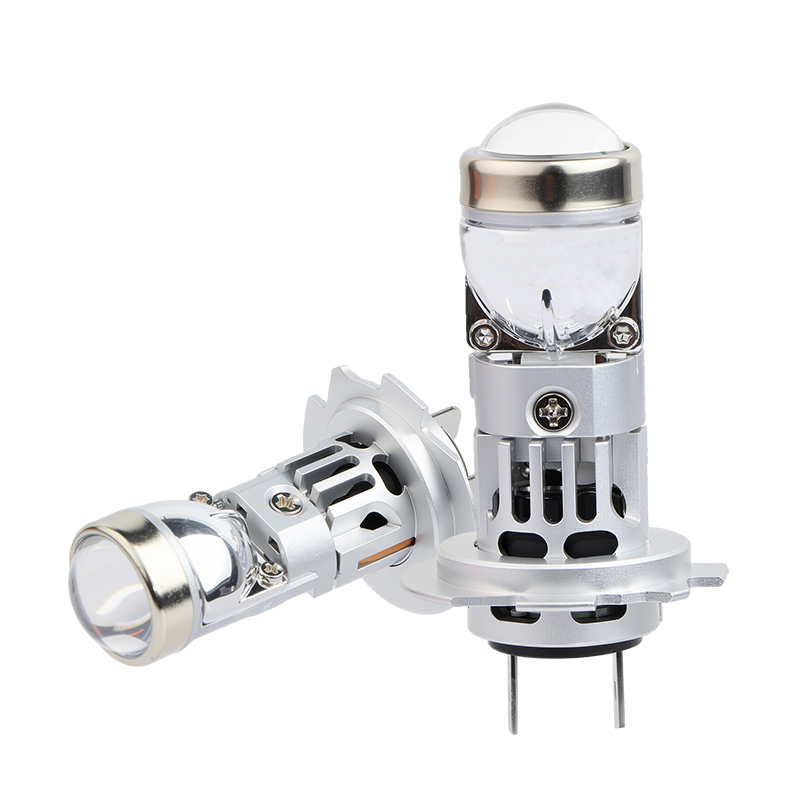 Dòng T82 | 24W 3000LM Cắm và Chạy 1:! Bóng đèn pha LED máy chiếu H7 không dây kích thước nhỏ cho ô tô