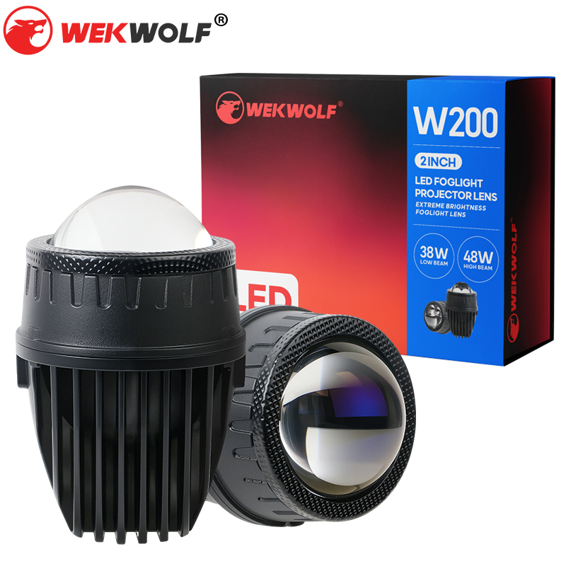 Ống kính máy chiếu 2 inch OEM 12V 24V BI LED LED cho xe hơi