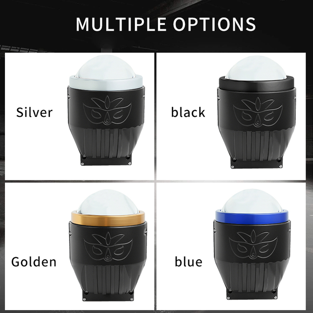 Tùy chỉnh 3 inch màu vàng trắng ánh sáng hỗn hợp ba màu đèn chiếu sáng đèn chiếu sáng đèn chiếu sáng đèn chiếu sáng