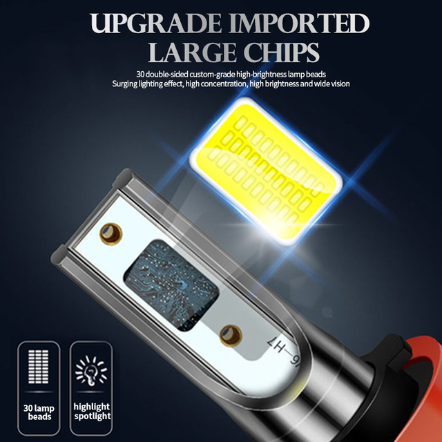 Giá rẻ Đèn pha Led ô tô Bóng đèn siêu sáng 4800LM Đèn LED mini Đèn pha ô tô