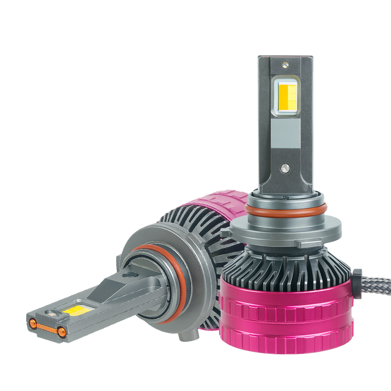 Giá Sỉ 3 Màu Đôi Ống Đồng Đèn LED Ô Tô Bóng Đèn 120W 13000LM Xi Nhan CANBUS 12V Đèn Pha Led Tự Động