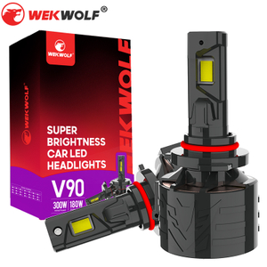 Ba ống đồng 25000lm Super Bright LED Headlight Bóng đèn