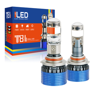 84W 6000K Nâng cấp Auto Front đèn phía trước ống kính máy chiếu nhỏ LED Đèn pha đèn pha cho Universal