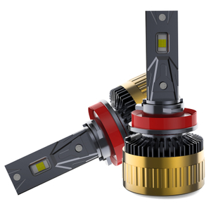 H11 H9 H8 Bóng đèn đèn pha LED có lỗi CANBUS miễn phí 130W 13000LM sáng hơn