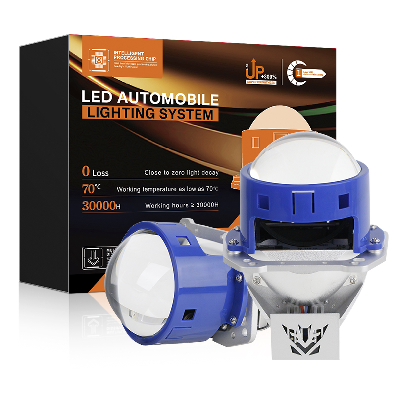 Siêu sáng 3 inch Dual Cup BI LED LED LED LENS TIRLEPHILLIP