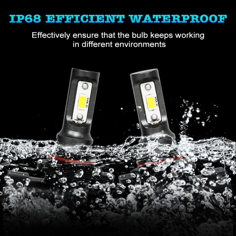 Giá xuất xưởng Không thấm nước Không quạt 1:1 Thiết kế kích thước nhỏ 12V Trình điều khiển tuyến tính Bóng đèn pha Led ô tô