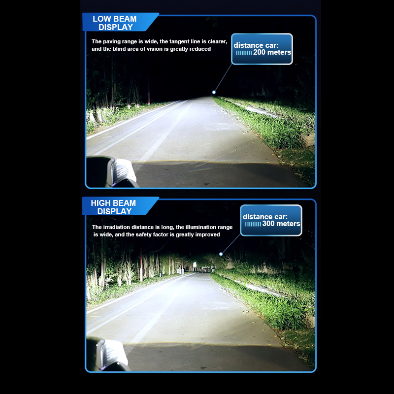 OEM Super Bright Dual Copper Tube LED Bóng đèn ô tô 120W 12000LM Đèn pha Led ô tô chùm sáng thấp