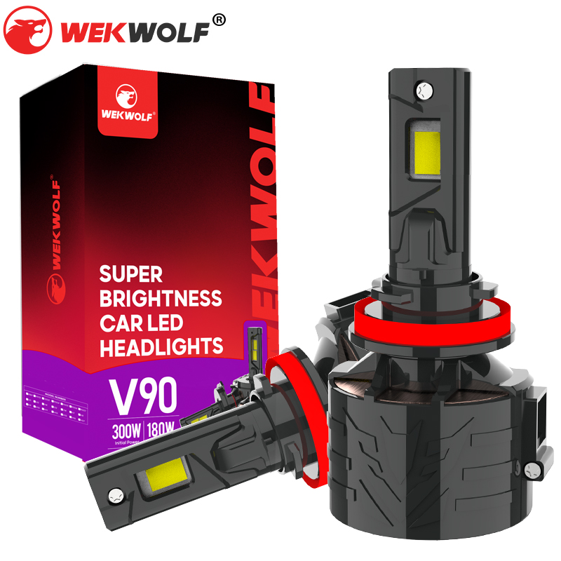 240W 25000lm ba ống ống Kenc Alloy LED Đèn pha cho xe hơi cho xe hơi