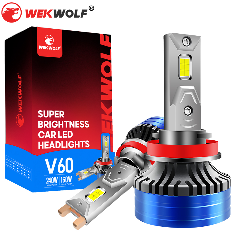 Công suất cao 240w LED đèn pha đèn pha V60 H11
