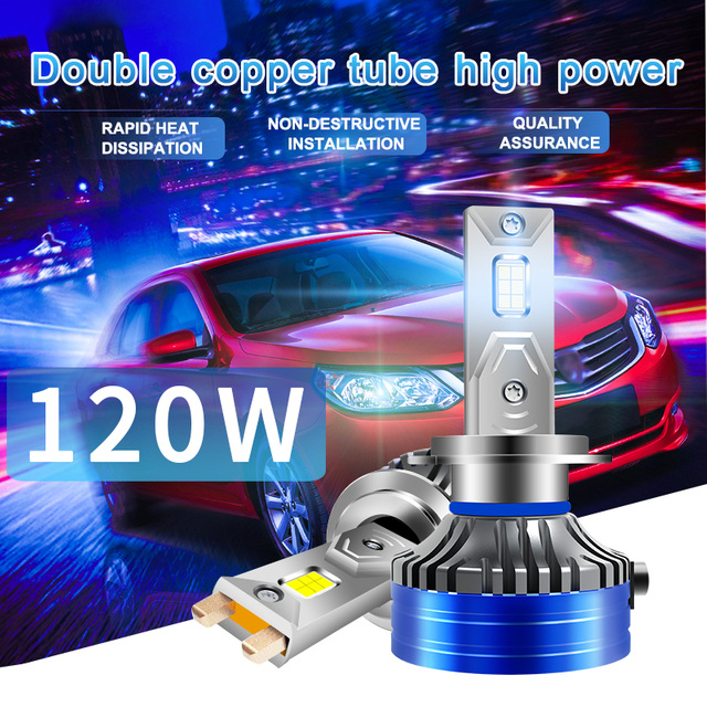 Bán buôn đèn pha LED màu trắng cao 24000K Bán buôn cho xe v60 9005/HB3