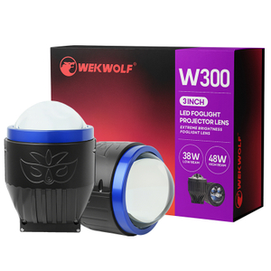 Không thấm nước 3 inch Three Three Cao thấp chùm thấp 3000K/4300K/6000K BI LENT LED LED LED LED FOG Đèn