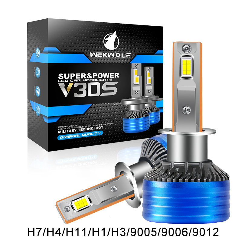 OEM Super Bright Dual Copper Tube LED Bóng đèn ô tô 120W 12000LM Đèn pha Led ô tô chùm sáng thấp