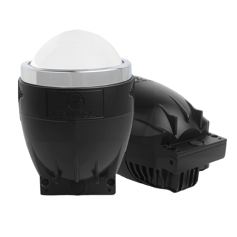 Máy chiếu đèn LED 3.0 inch LED LED LED LED LED với bộ trang điểm đèn pha phản chiếu kép