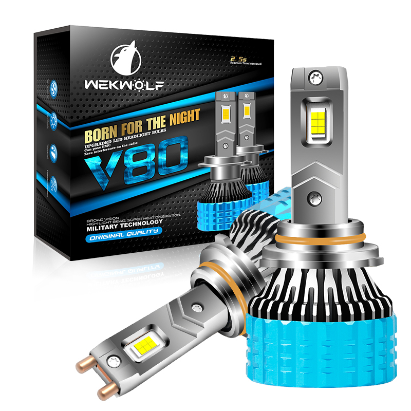 Bán buôn Tùy chỉnh cao Lumen 18000LM 180W Ống đồng kép 12-24V Bóng đèn pha LED cho ô tô