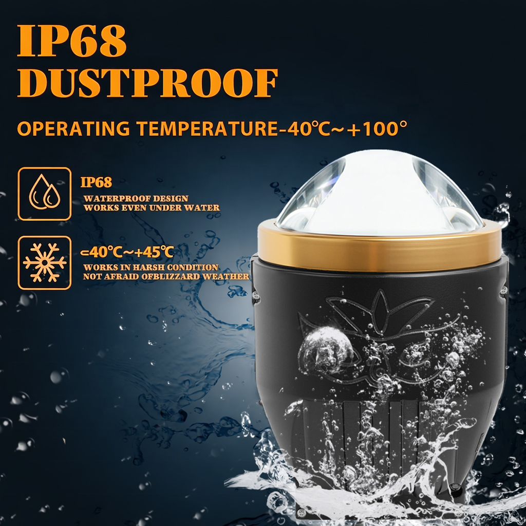 Bán buôn 3 inch Tri-màu Kép Trực Tiếp Xe Bi Laser LED Ống Kính Máy Chiếu Sương Mù 12V 75W dành cho Xe Toyota Honda Đa Năng Đèn Sương Mù Retrofit