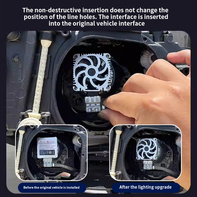 Độ sáng OEM 35W 10000LM 6000K Bóng đèn pha LED trắng mát 1:1 D1S Kích thước bóng đèn HID Bóng đèn thay thế Xenon