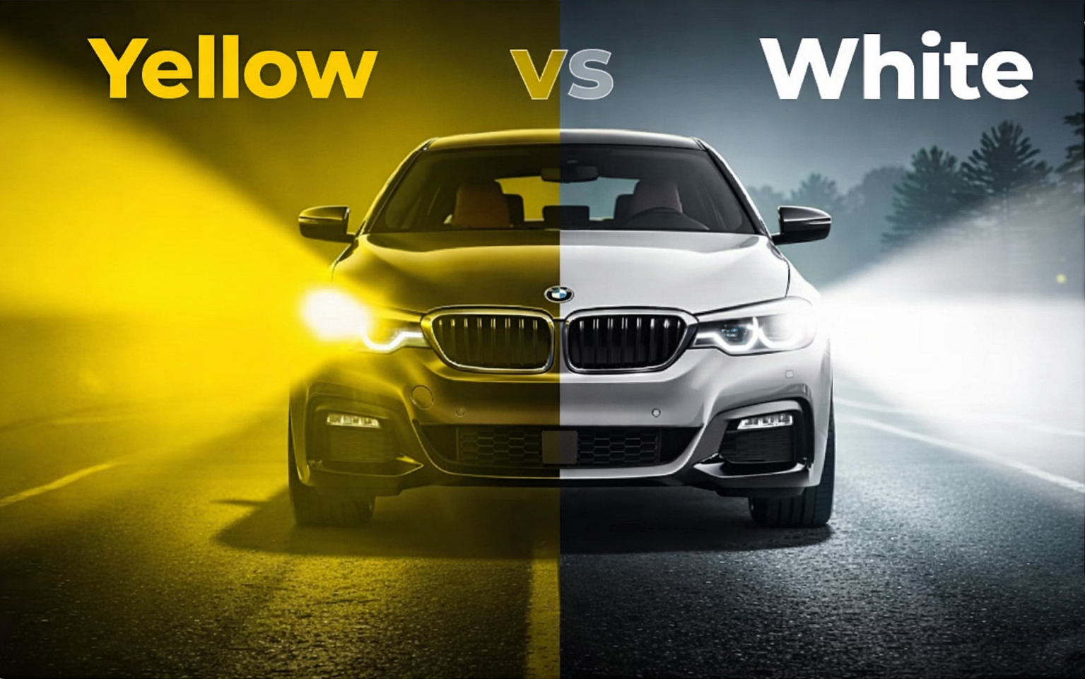 Đèn vàng và đèn trắng | Cái nào thực sự tốt hơn?