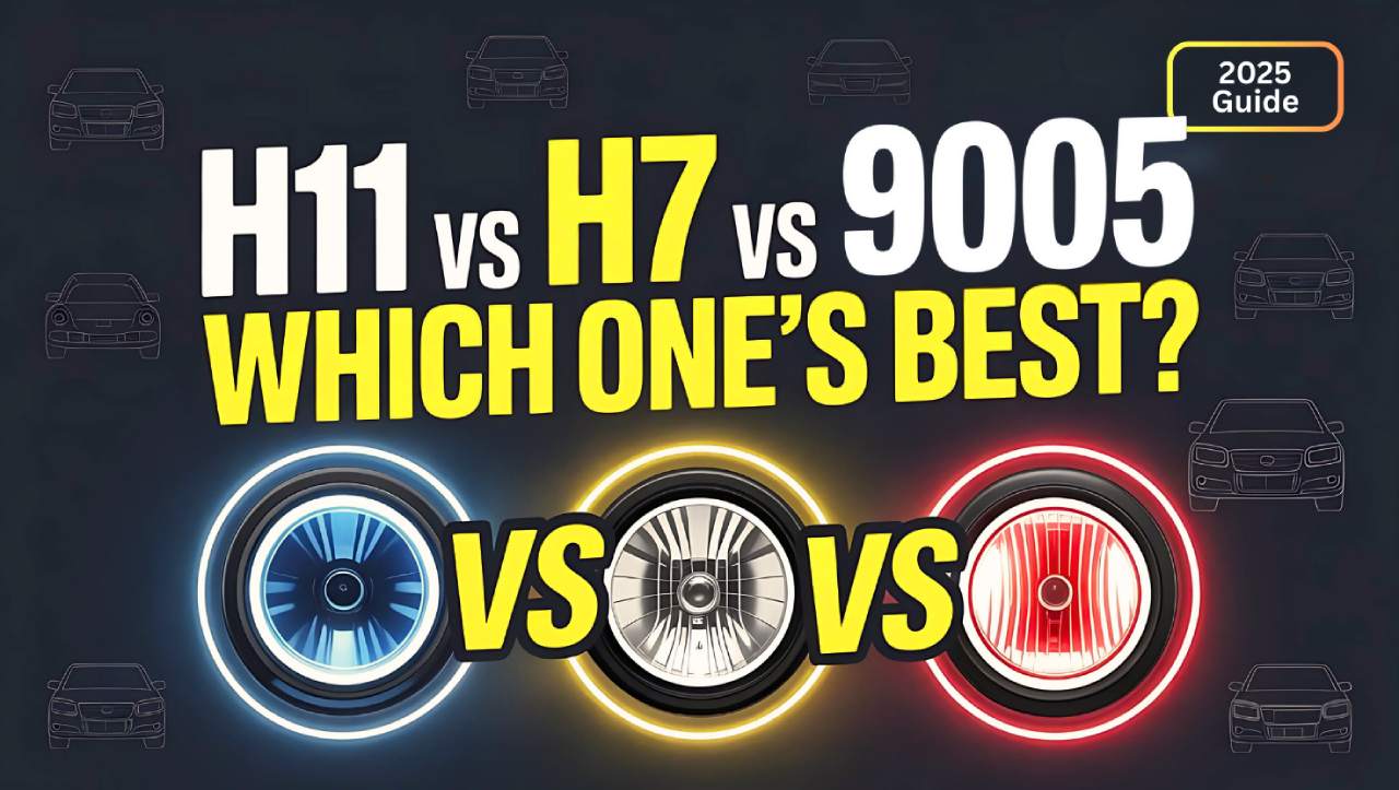 H11 vs H7 vs 9005 - Cái nào tốt nhất? Hướng dẫn 2025