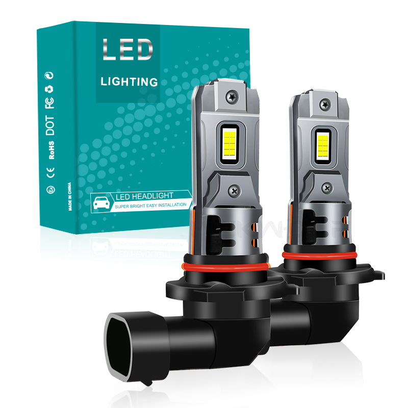 Bán Mini Không Dây 48W 360 Độ 1:1 Cắm và Chạy Tự Động Đèn Pha 9005 4800LM Bóng Đèn Pha Led Ô Tô 