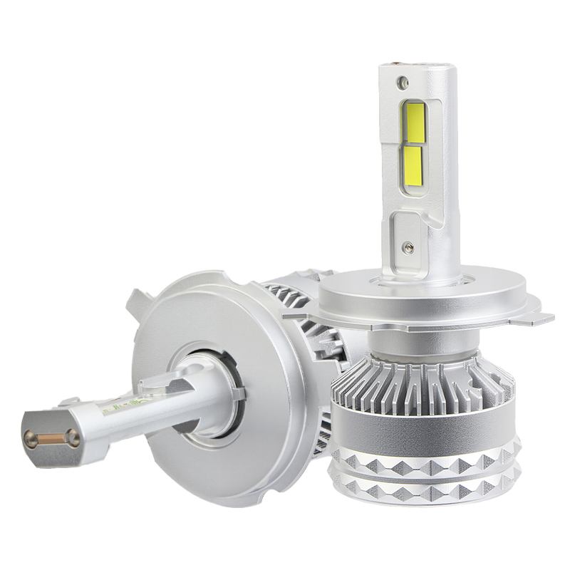 Bóng đèn pha LED siêu sáng Nâng cấp 200W 12000LM Bóng đèn chiếu sáng sáng 6000K Trắng mát IP68 Bóng đèn pha đa năng cho ô tô chống nước